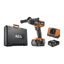 Дрель-шуруповерт ударная аккумуляторная AEG BSB18C3BL-X02C (4935478937) 