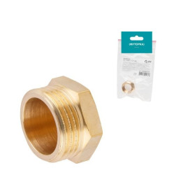 Футорка  3/4"х1/2" нар.-вн. латунь,  AV Engineering 