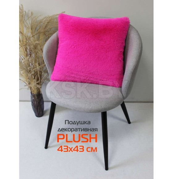 Подушка декоративная 43x43 см (фуксия) MATEX PLUSH 56-942 (56-942) 