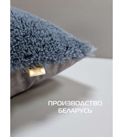 Подушка декоративная 43x43 см (темно-серый) MATEX PLUSH 59-301