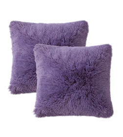 Подушка декоративная 35x35 см (фиолетовый, комплект 2 шт.) MATEX PLUSH LINE 59-158