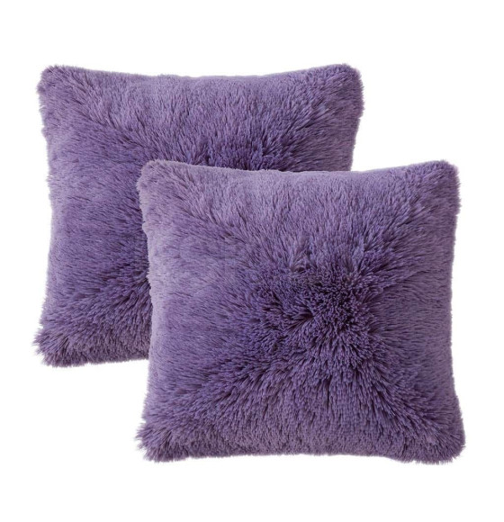 Подушка декоративная 35x35 см (фиолетовый, комплект 2 шт.) MATEX PLUSH LINE 59-158 (59-158) 