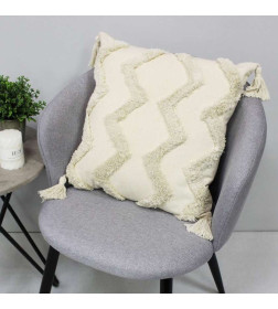 Наволочка декоративная MATEX TUFTED  Размер: 30х50 Цвет: молочный;бежевый нейтральный Артикул: ALEX-011