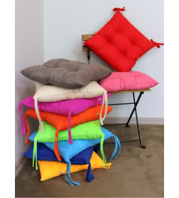 Подушка для сиденья MATEX VELOURS. Размер: 42x42 Цвет: красно-коричневый