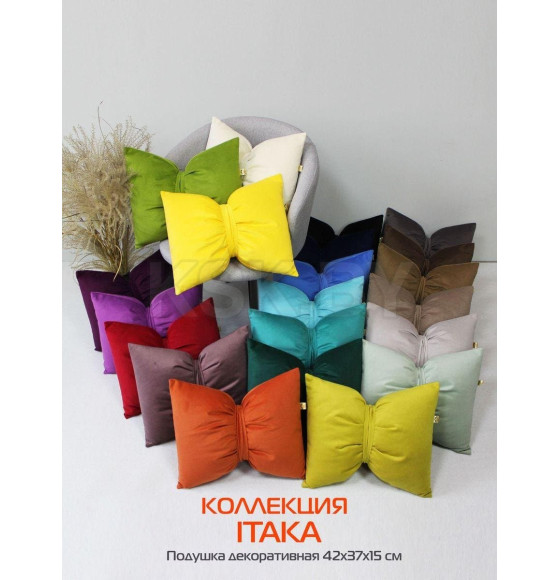 Подушка декоративная MATEX ITAKA LINE. Размер: 42x37 Цвет: розовато-коричневый (60-963) 