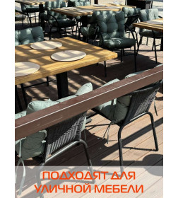 Подушка для сиденья 80x45 см (светло-серый) MATEX CORFU LOUNGE 64-978