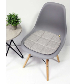 Подушка для сиденья 39x39 см (серый меланж) MATEX ELEGANT 65-043