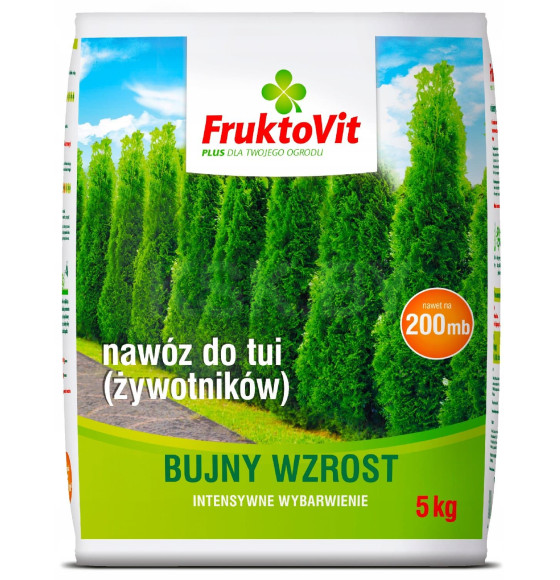 Удобрение Фруктовит Плюс для туй, 5 кг, мешок