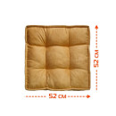 Подушка для сиденья 52x52 см (карамельный) MATEX BIG POUF 67-511 (67-511) 