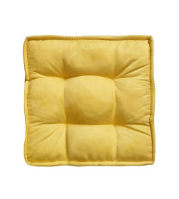 Подушка для сиденья 52x52x14 см (горчичный) MATEX BIG POUF 20-370