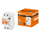 Дифференциальный автомат АД12 2P, C20, 30мА, 4,5кА, тип АС, 3 модуля TDM SQ0204-0108 (SQ0204-0108) 