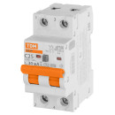 Дифференциальный автомат АД2P 2Р С25 30мА 6кА тип АС TDM SQ0204-0611 (SQ0204-0611) 