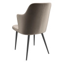 Стул FREDDY, d05 CAPPUCCINO LUX\черный (122578) 