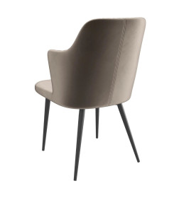 Стул FREDDY, d05 CAPPUCCINO LUX\черный