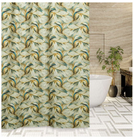 Штора для ванной комнаты т.м. Miranda DREAM ГОЛУБОЙ