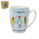 Кружка "Мужская" 360 мл кпк14-8215 фарфор (в подарочной упаковке) Lavenir (00110432) 