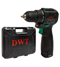 Дрель-шуруповерт аккумуляторная DWT ABSP-14.4 DN-2 BMC