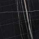 Стол AV 1208, HPL+МДФ,  раздвижной 1200 (1600)*800 Черный тунис/черный (119635) 