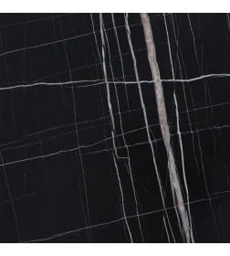 Стол AV 1208, HPL+МДФ,  раздвижной 1200 (1600)*800 Черный тунис/черный