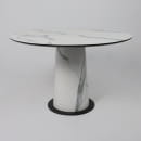 Стол AV 1317, HPL+МДФ, нераздвижной 1200 Мрамор белый/черный (119649) 