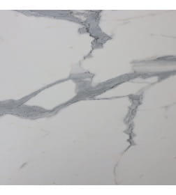 Стол AV 1317, HPL+МДФ, нераздвижной 1200 Мрамор белый/черный