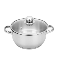 Кастрюля 2,5 л "Прима" ТРС (объемные ручки) Амет 3С 140