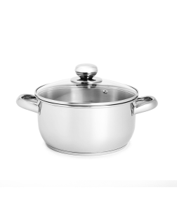 Кастрюля 2,5 л "Прима" ТРС (объемные ручки) Амет 3С 140