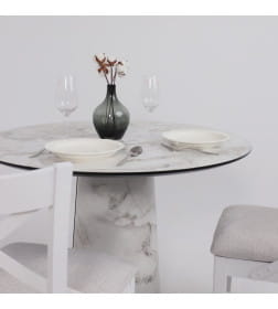 Стол AV 1317, HPL+МДФ, нераздвижной 1000 Виктори натуральный/черный