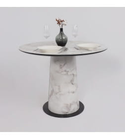 Стол AV 1317, HPL+МДФ, нераздвижной 1000 Виктори натуральный/черный