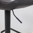 Стул FINCH, барный, экокожа, винтажный черный WATUSI 16/черный (117084) 