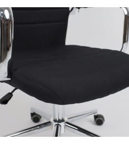 Кресло рабочее BLOOM, ткань, черный