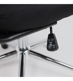 Кресло рабочее BLOOM, ткань, черный