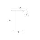 Лампа настольная офисная Divinare UFO 1387/13 TL-7 (1387/13 TL-7) 