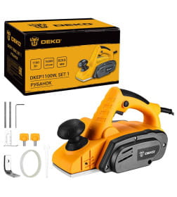 Рубанок DEKO DKEP1100W SET1