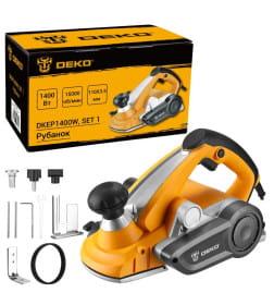 Рубанок DEKO DKEP1400W SET1