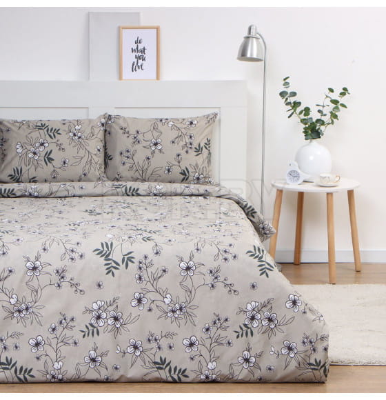 Постельное бельё 2 сп Экономь и Я Spring garden, 173х215см, 175х214см, 50х70см-2шт, микрофибра, 60г/м2 (10227996) 