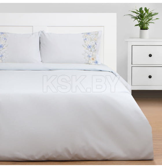 Постельное бельё Этель евро Flower strip(вид 1) 200 х217 см, 220х240 см, 50х70 см -2 шт, поплин (9947021) 