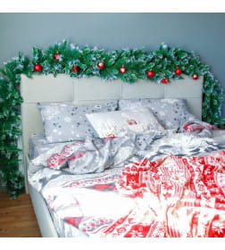 Постельное бельё "Этель" 2 сп Snow time 175х215см,200х220см,50х70см-2 штуки
