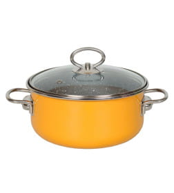 Кастрюля "Agatha" шафран 2,0 л (форма цилиндр) Vitross 9EK185S