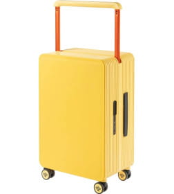 Чемодан на колесах DoubleW 005# (M, желтый)