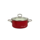 Кастрюля "Bon appetit" вишневый 3,0 л (форма цилиндр) Vitross 8SB205S (42558) 