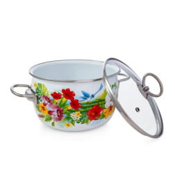 Кастрюля "Tropicana" белоснежный 4,0 л (форма сфера) Vitross 1SC205S