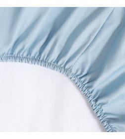 Простыня на резинке LoveLife Celestial blue 160*200+25 см, сатин, 125г/м² 10366265