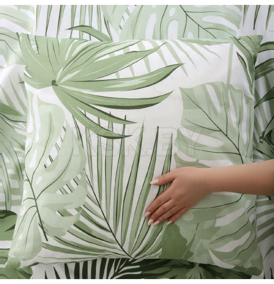 КПБ Этель дуэт Tropics (вид 2) 143*215 см  2 шт,220*240 см,70*70 см  2 шт,поплин 125 г/ 10873176 (10873176) 