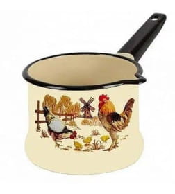 Ковш "Подворье" слоновая кость 1,0 л КМЗ 90104-072/4