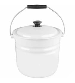 Ведро 10 л без деколи (белый) КМЗ 41204-222