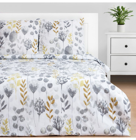 Постельное бельё Этель 2 сп Flora and spring, 175х215 см, 200х220 см,70х70 см -2 шт (7533772) 