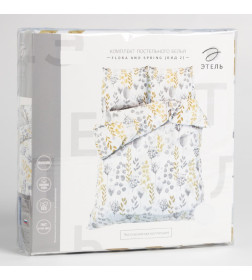 Постельное бельё Этель 2 сп Flora and spring, 175х215 см, 200х220 см,70х70 см -2 шт