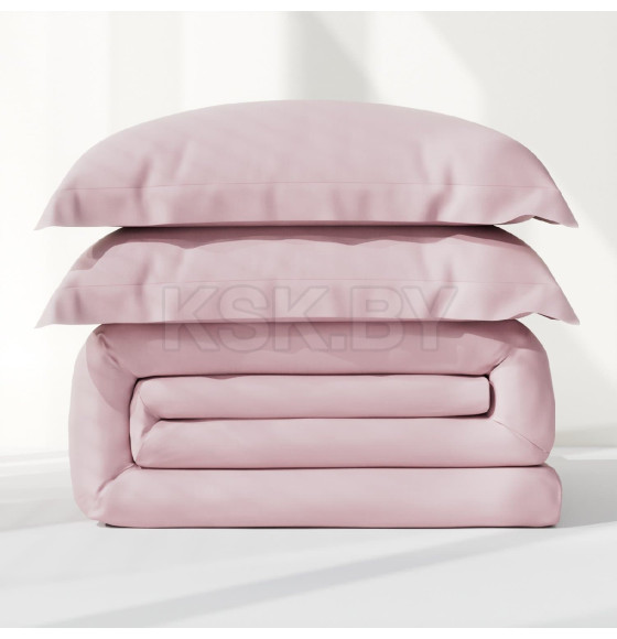 Постельное бельё Этель Евро Pink rose 200х215, 215х240, 50х70+3-2 шт, мако-сатин, 114г/м2 (9144548) 