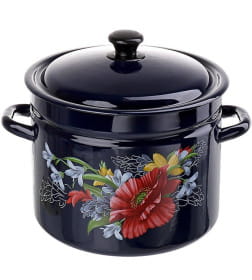 Кастрюля цилиндрическая КМЗ (6,0л) 41815-183/6 Апрель бостон